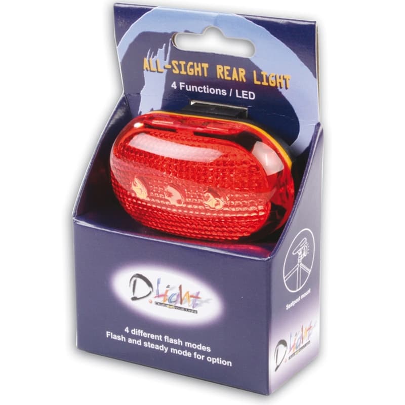 V Bike Bike Led Achter Light + Reflector 4 Functions