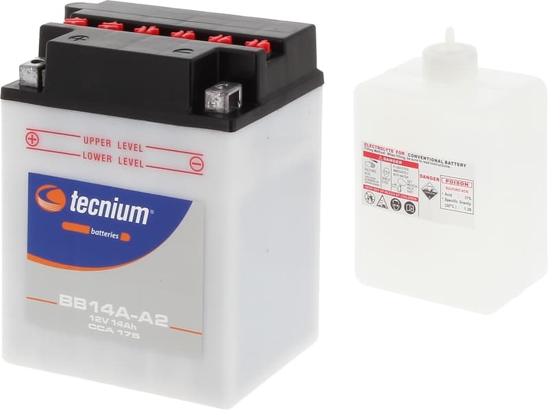 Tecnium Battery Conventional With Acid Pack - Bb14a-A2