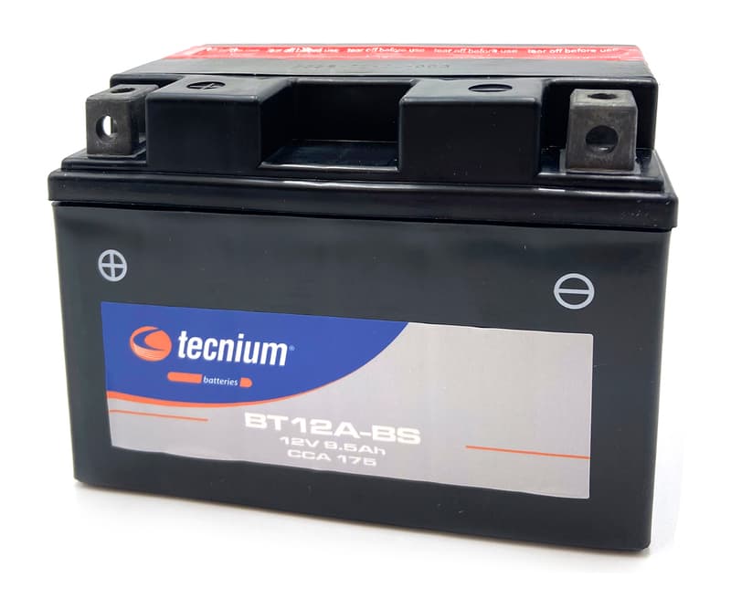 Tecnium Battery Maintenance Free With Acid Pack - Bt12a-Bs