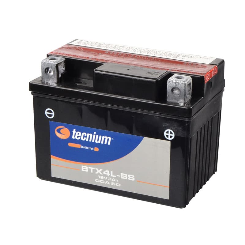 Tecnium Battery Maintenance Free With Acid Pack - Btx4l-Bs