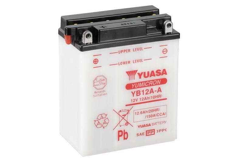 Yuasa Battery Conventional Without Acid Pack - Yb12a-A