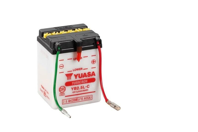 Yuasa Accu Conventional zonder Acid Pack - Yb2.5l-C