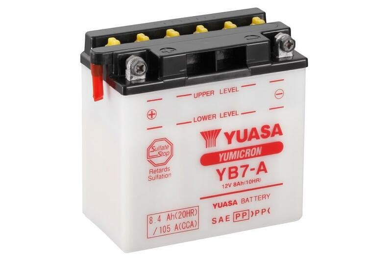Yuasa Battery Conventional Without Acid Pack - Yb7-A