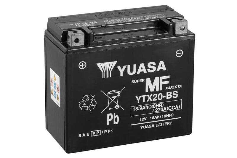 Yuasa Battery Maintenance Free With Acid Pack - Ytx20-Bs