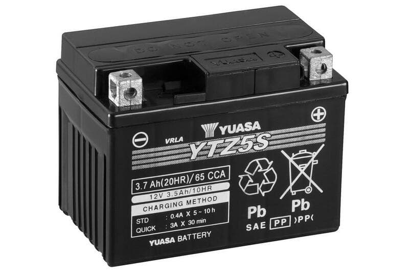 Yuasa W/C Battery Maintenance Free Factory Activated - Ytz5s