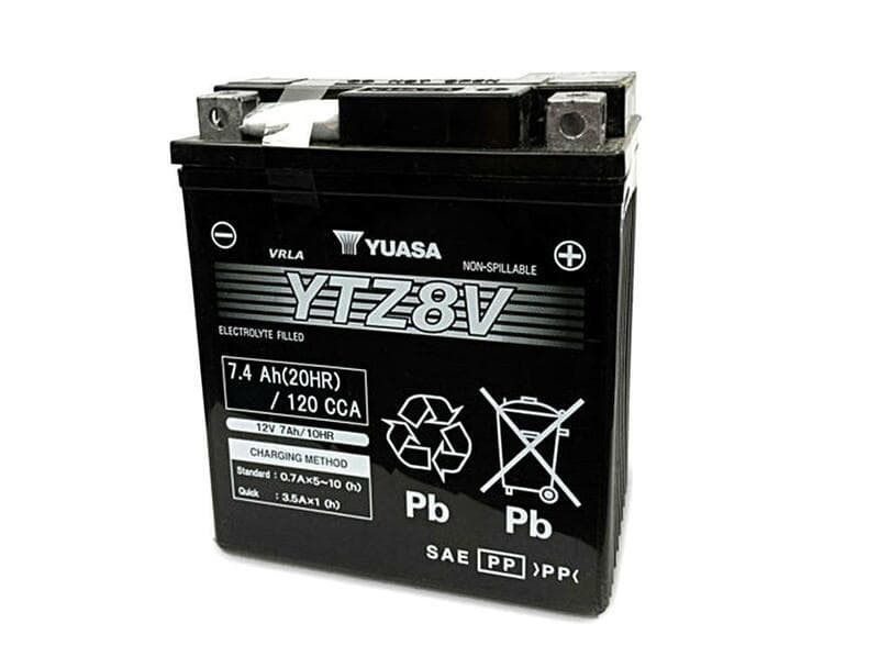 Yuasa W/C Battery Maintenance Free Factory Activated - Ytz8v
