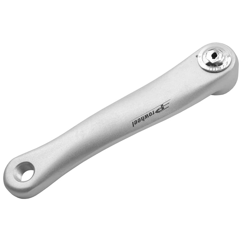 Prowheel Bike Left Crank Aluminum Silver 170mm - Square Taper