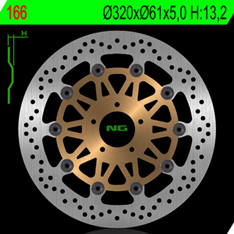 Ng Brake Disc Ng Brakes Round Floating Remschijf