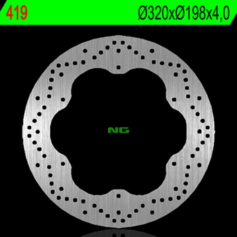 Ng Brake Disc Ng Brakes Round Fixed Remschijf