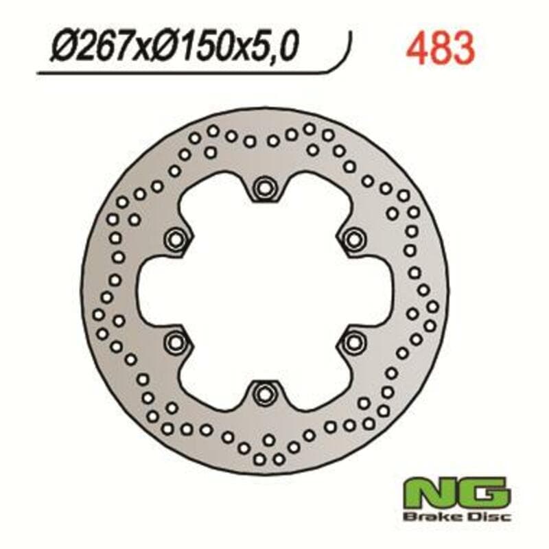 Ng Brake Disc Ng Brakes Round Fixed Remschijf