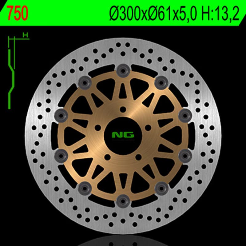 Ng Brake Disc Ng Brakes Round Floating Remschijf
