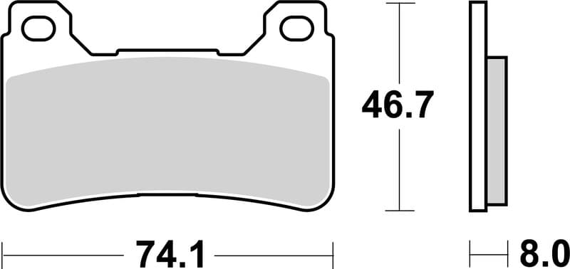 Brembo Street Gesinterde remblokken - 07ho50la