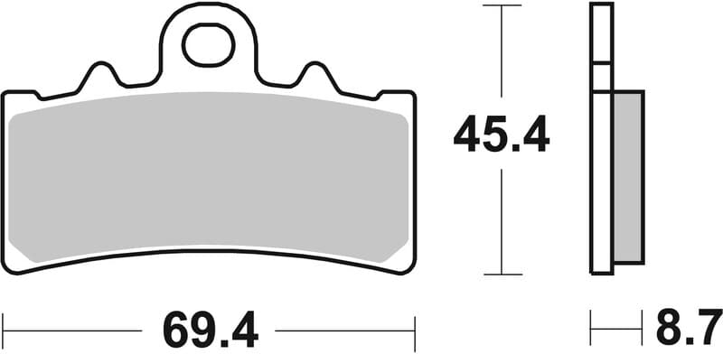 Brembo Street Gesinterde remblokken - 07gr18sa