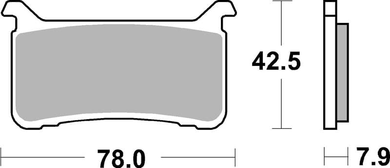 Brembo Street Gesinterde remblokken - 07ho63sa