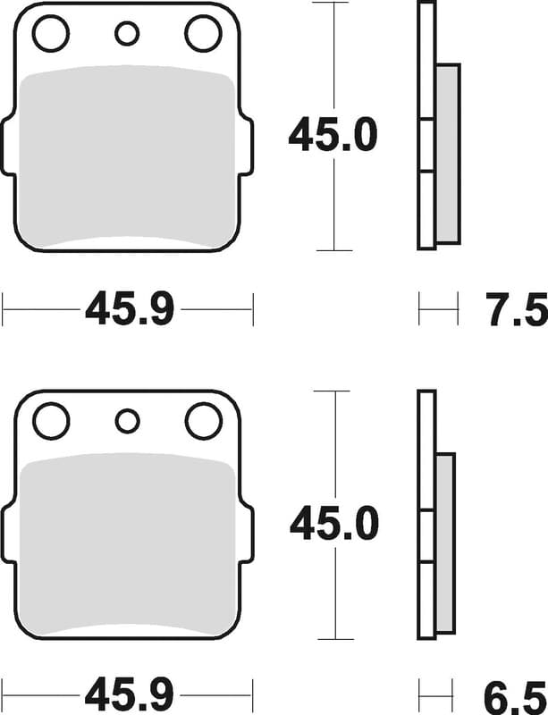 Braking Off-Road/Atv Gesinterde remblokken - 686cm44