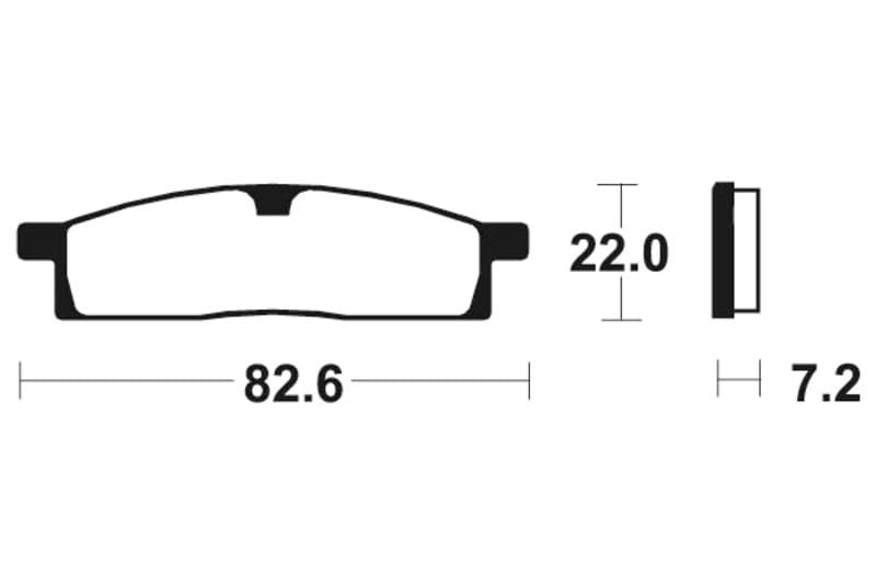 Tecnium Mx/Atv Sintered Metal Brake Pads - Mo89