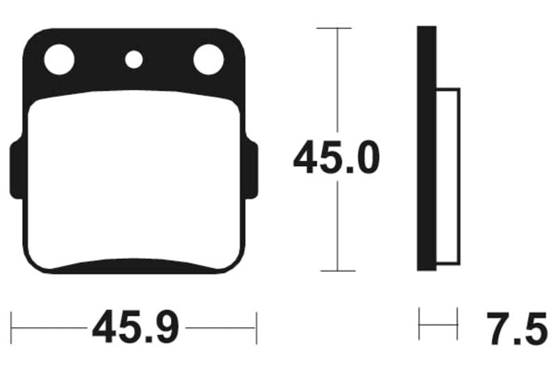 Tecnium Street Organic Brake Pads - Ma92