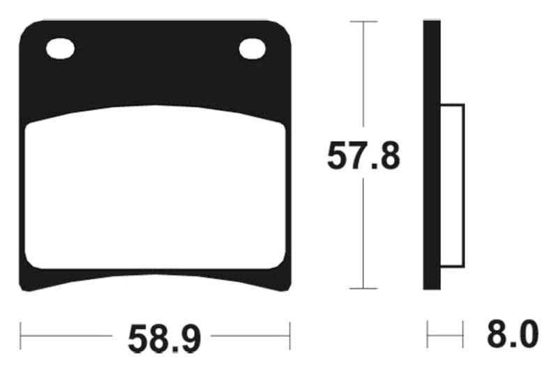 Tecnium Street Performance Sintered Metal Brake Pads - Mr120