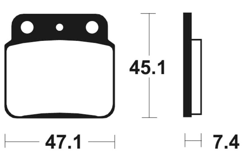 Tecnium Mx/Atv Sintered Metal Brake Pads - Mo149