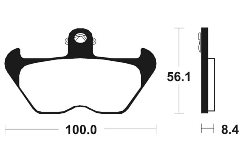 Tecnium Street Performance Sintered Metal Brake Pads - Mf203