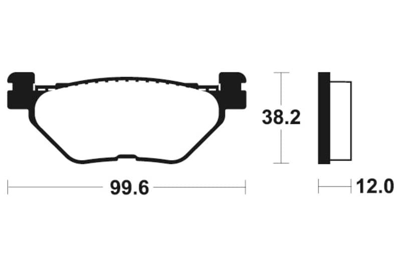 Tecnium Maxi Scooter Gesinterde remblokken - Mss268