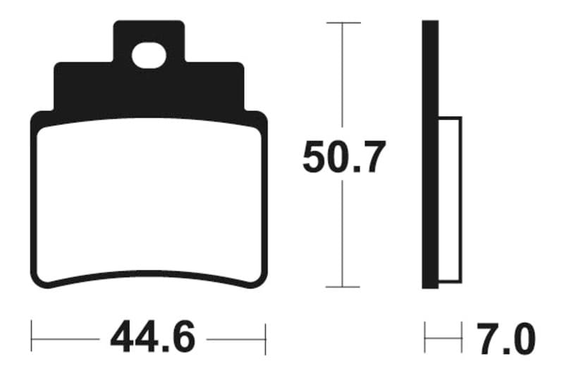Tecnium Mx/Atv Gesinterde remblokken - Mo275