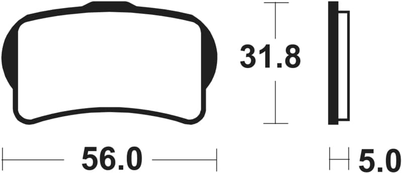 Tecnium Racing Mx/Atv Sintered Metal Brake Pads - Mor439