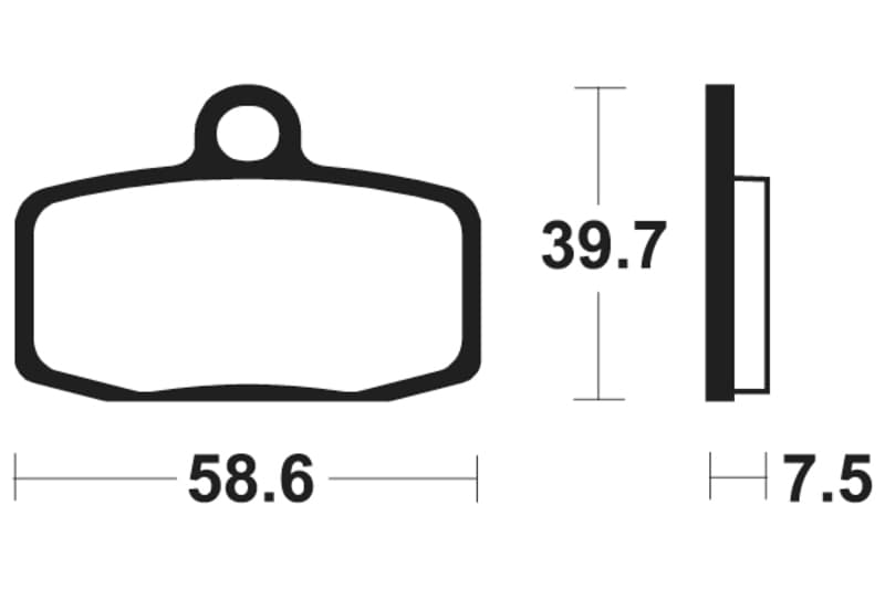 Tecnium Mx/Atv Gesinterde remblokken - Mo385