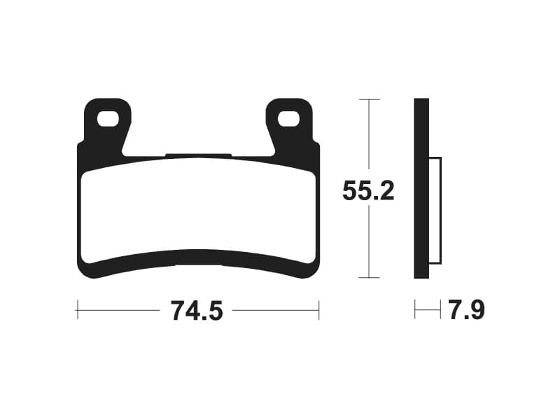 Tecnium Racing Gesinterd Metal Carbon Remblokken - Mcr394