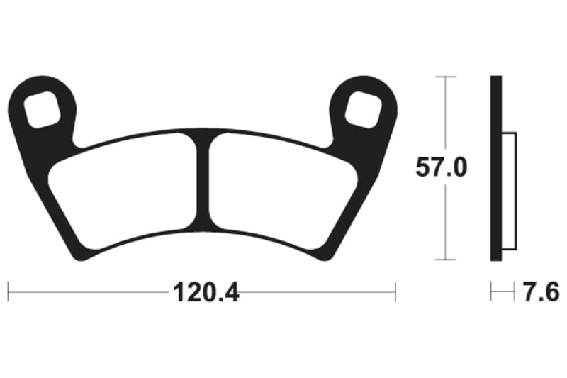 Tecnium Mx/Atv Gesinterde remblokken - Mo397