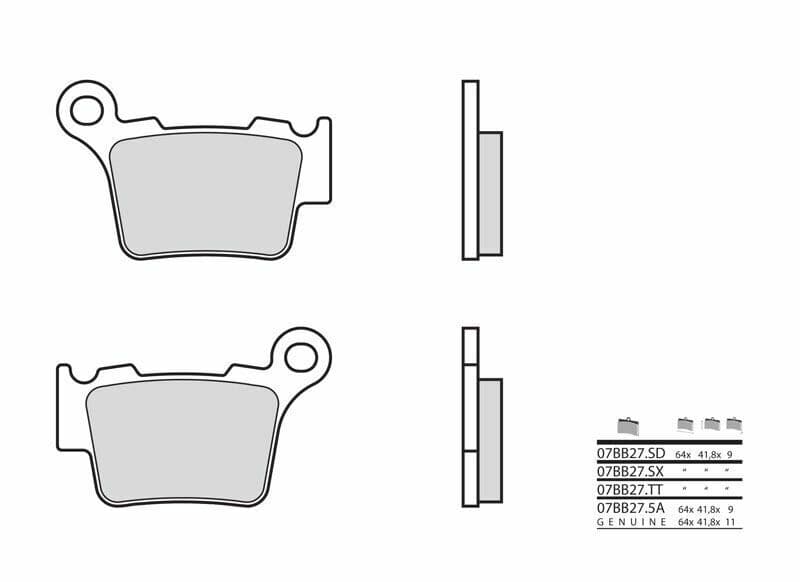 Brembo Genuine Carbon Ceramic Remblokken - 07bb275a