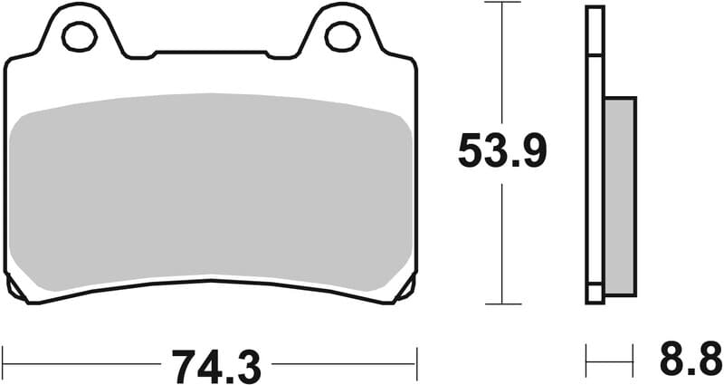 Brembo Street Carbon Ceramic Remblokken - 07ya3507