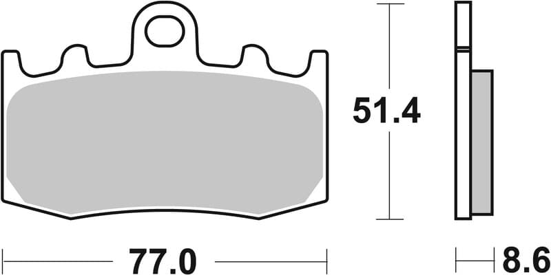 Brembo Street Gesinterde remblokken - 07bb26sa