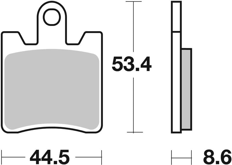 Brembo Street Gesinterde remblokken - 07ya09sa