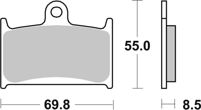 Brembo Street Gesinterde remblokken - 07su14sa