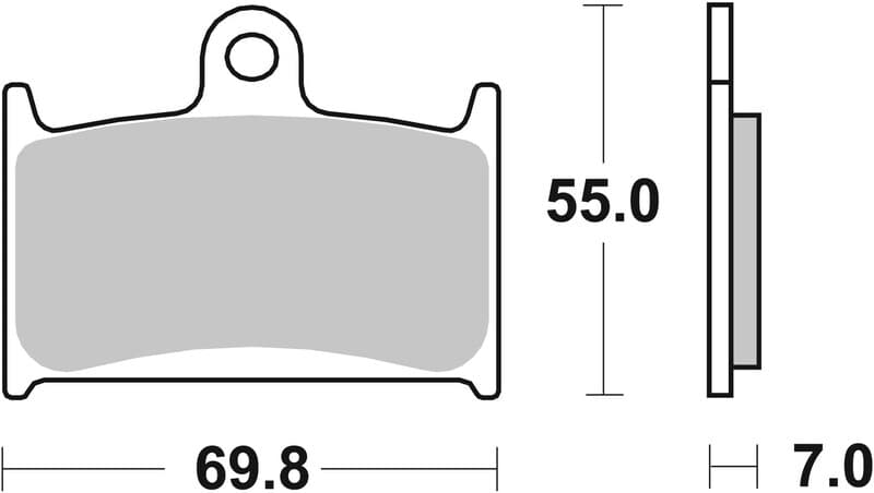 Brembo Street Gesinterde remblokken - 07su22sa