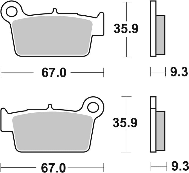 Brembo Off-Road Gesinterde remblokken - 07ya41sd