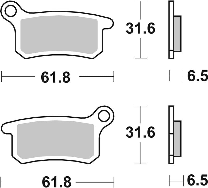 Brembo Off-Road Gesinterde remblokken - 07gr69sd
