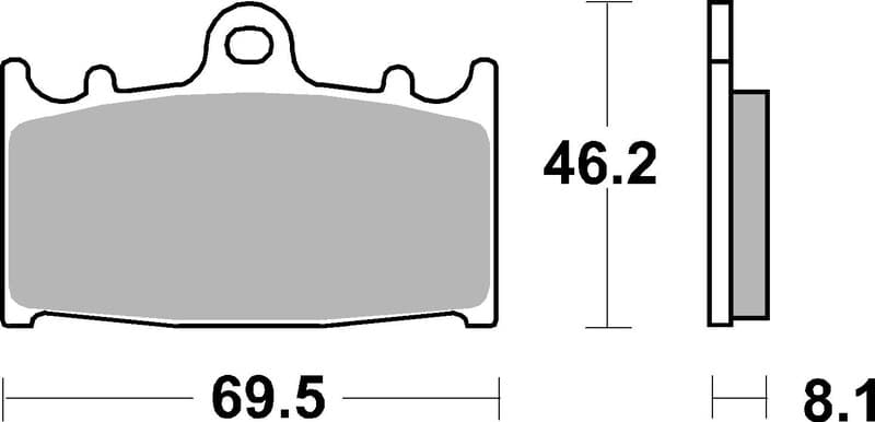 Brembo Street Carbon Ceramic Remblokken - 07ka1306