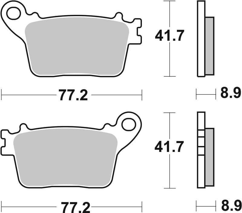 Brembo Street Gesinterde remblokken - 07ho59sp