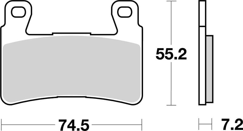 Brembo Street Gesinterde remblokken - 07ho45sa