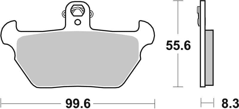 Brembo Street Sintered Metal Brake Pads - 07bb22sa