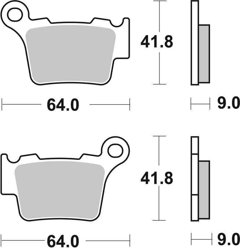 Brembo Off-Road Sintered Metal Brake Pads - 07bb27sx