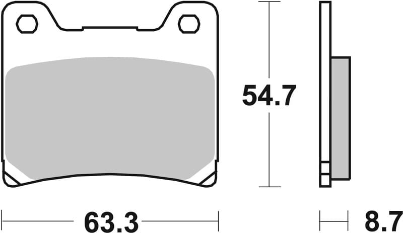 Brembo Street Sintered Metal Brake Pads - 07ya11sp