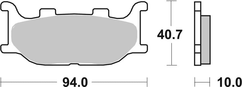 Brembo Street Carbon Ceramic Brake Pads - 07ya3408