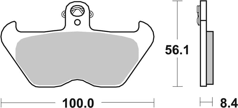 Brembo Street Sintered Metal Brake Pads - 07bb24sa