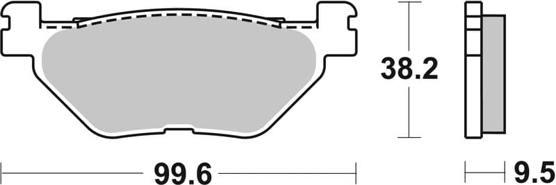Brembo Street Sintered Metal Brake Pads - 07ya39sp