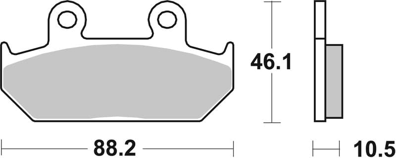 Brembo Street Carbon Ceramic Brake Pads - 07ho3509