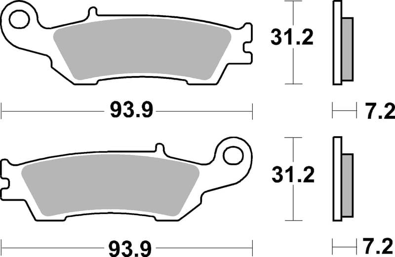 Brembo Off-Road Sintered Metal Brake Pads - 07ya47sd