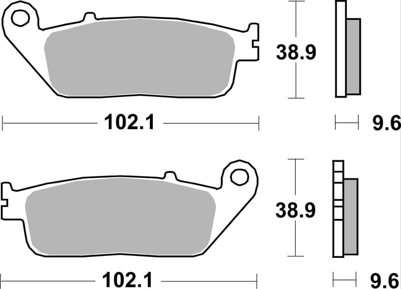 Brembo Street Carbon Ceramic Brake Pads - 07ho4108